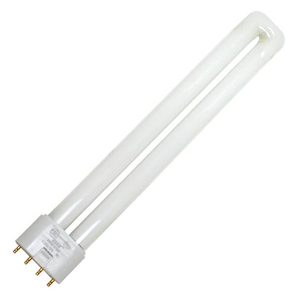 GE 12521 F18BX/SPX65/RS 18 watt Single-Tube Long Compact Fluorescent Lamp, 4-Pin (2G11) base, 6500K, 1160 lumens, 20,000hr life