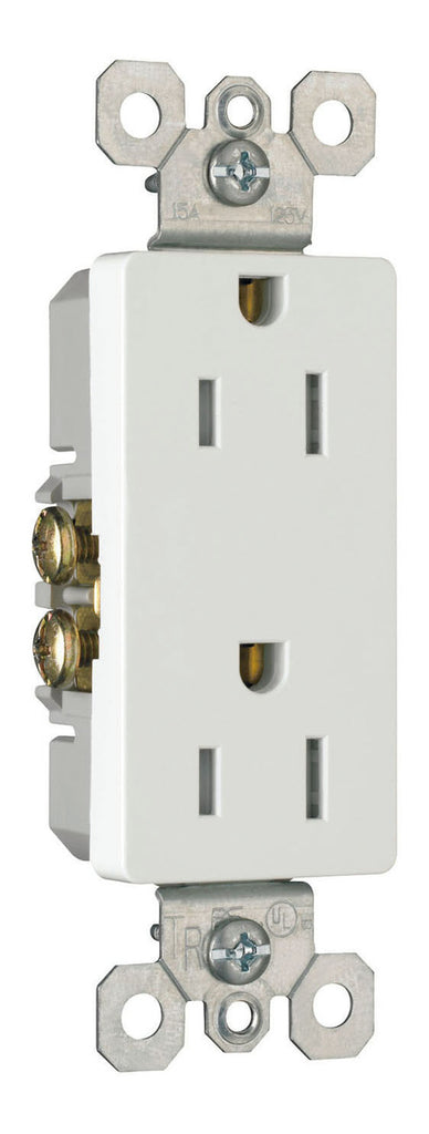 Pass & Seymour 885TRW 15A/125V Tamper Resistant Duplex Receptacle White