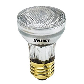 Bulbrite 681640 40PAR16/FL/120V 40 watt PAR16 Halogen Flood Lamp, Medium (E26) base, 30° beam angle, 400 lumens, 2,000hr life, 120 volt