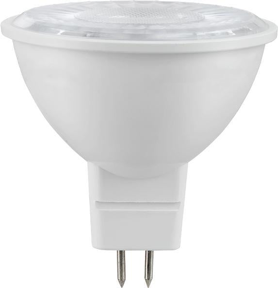 90+ Lighting SE-350.167 5 watt MR16 LED Flood Lamp to replace 35W Inc., Bi-Pin (GU5.3) base, 40° beam angle, 3000K, 365 lumens, 25,000hr life, 12 volt, Dimming, JA8, Title 24, Enclosed Rated