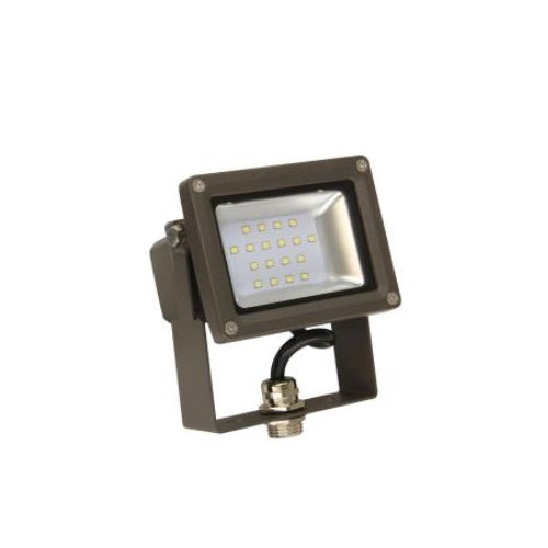 Maxlite 100566 FLS15U40B/G2 15 watt LED Small Flood Wall Washer Fixture to replace 50W MH, Trunnion Mount, 4000K, 1475 lumens, 250,000hr life, 120-277 volt, Bronze Finish. Not for sale in California: Not Title 20 Compliant. *Discontinued*