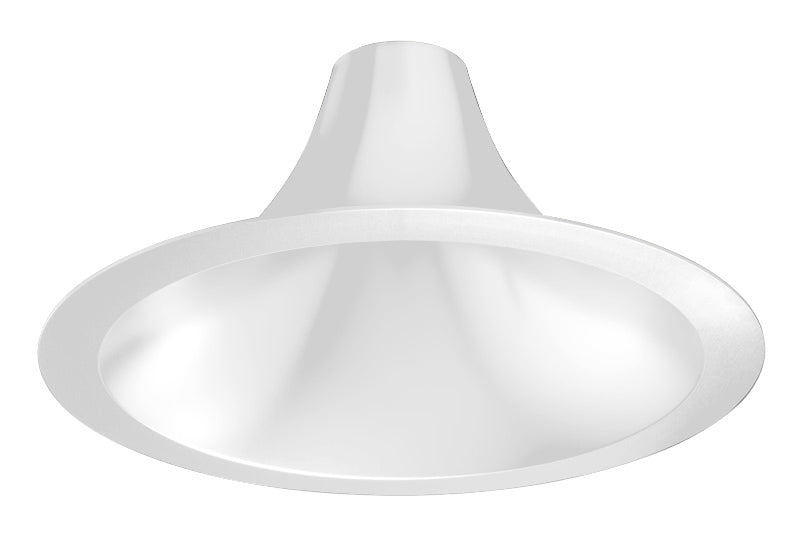 Indy LRT6-P-CS 6" Round LED Downlight Can Trim, Clear Finish