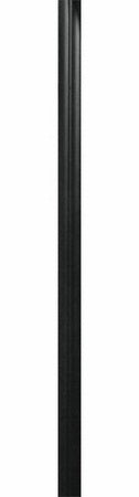 Custom RSS8X3-DB-14G-BK 8ft. x 3in.  Round Straight Steel Pole, Direct Burial, 14 Gauge, Black Finish