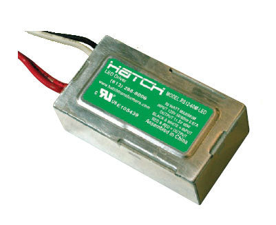 Hatch RS12-60M-LED 120 volt LED Dimmable Driver, 60W, 12V Output, Side leads