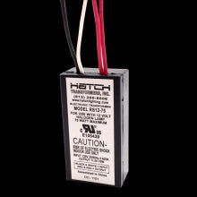 Hatch RS12-75NW-HH 120V-to12V Transformer, Side Lead, 75W Max. Load Damp Location Rated Transformer. *Discontinued*