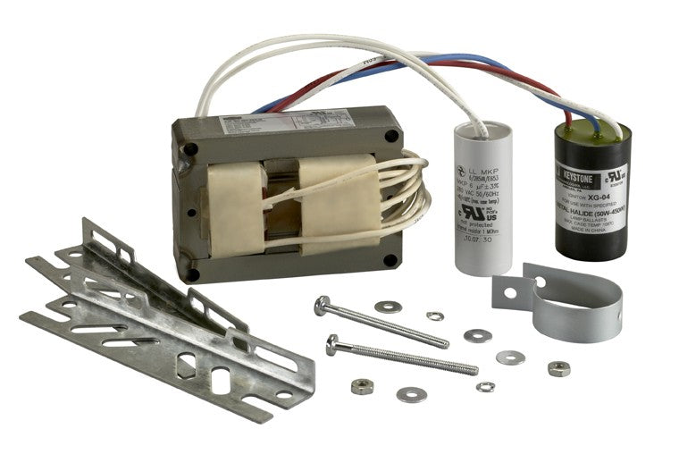 Universal M70MLTLC3M500K 120-277 volt Pulse Start Magnetic Core & Coil Quad Ballast Kit, operates 70W MH. *Discontinued*