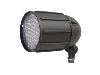 Maxlite BF30BUW50B 30W LED Bullet Flood, Replaces up to 150w Metal Halide, 6.25"h x 2.51"w x 4.5"L, TAA Compliant, 5000K, 3620 lumens, 57Â°Beam Angle, 372,000hr life, 120-277 volt, Bronze Finish, Dimmable