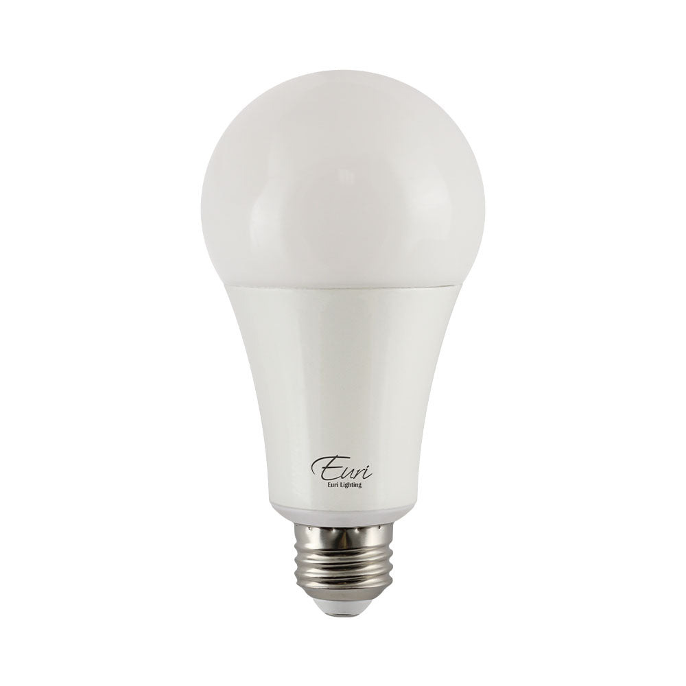 Euri LED-EA21-17W5040cec 17 watt A21 LED Light Bulb, Medium (E26) Base, 1600 lumens, 25,000hr life, 120 Volt, Dimming