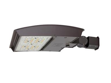 MaxLite M100U4W-CSBKCR 100 watt LED Floodlight Fixture, 3000K/4000K/5000K Color Selectable, 11673 lumens, 120-277 Volt, 0-10V Dimming, Bronze Finish