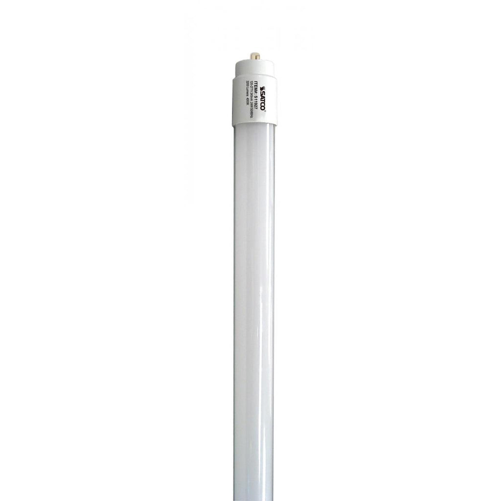 Satco S11927 24T8/LED/72-840/BP/120-277V 24 watt T8 LED 6' Linear Tube Lamp, 4000K, 3200 Lumens, 50,000hr life, 120-277 Volt, Non-Dimmable, Double-Ended Ballast Bypass