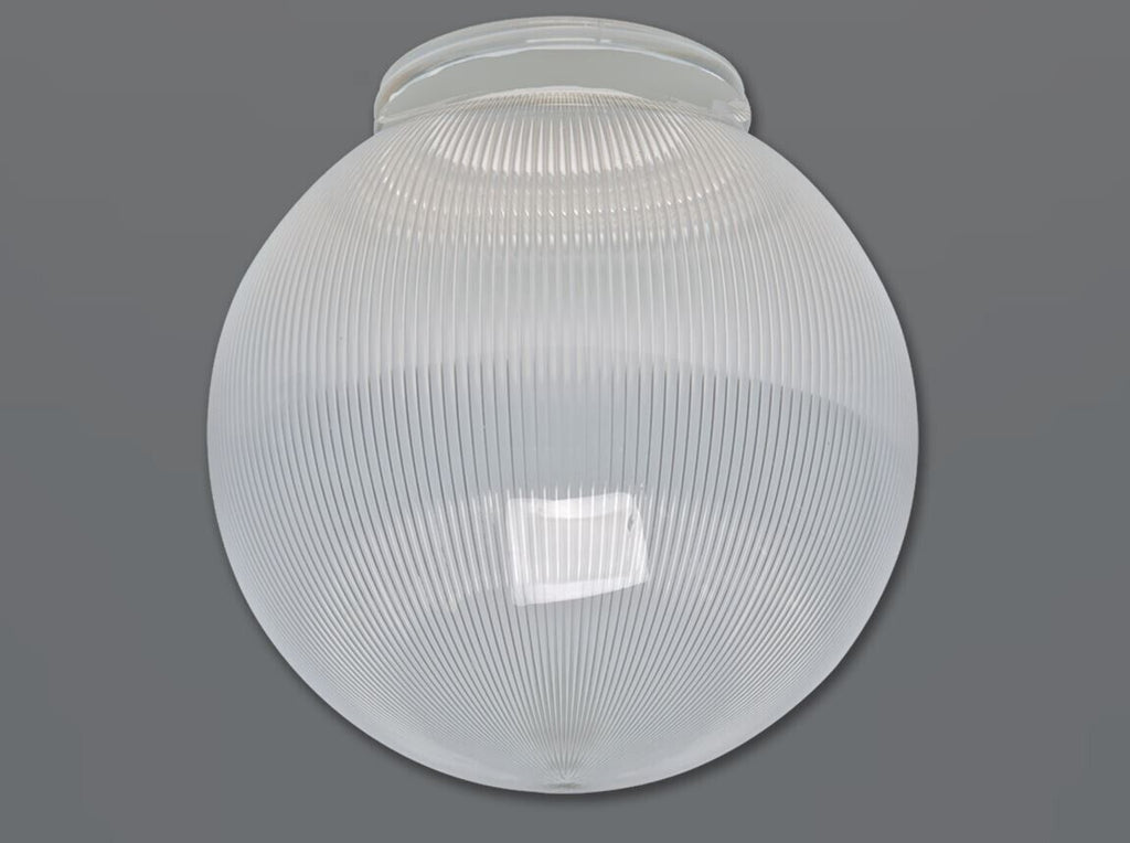 ADR P723 Clear Ribbed Polycarbonate Jar - Lighting Supply Guy