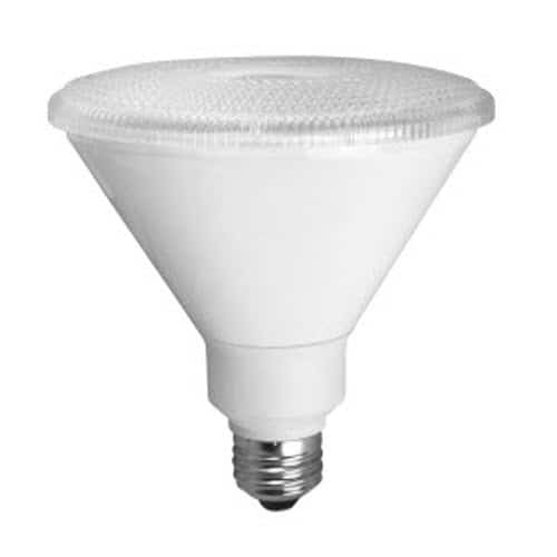 TCP LED14P38D27KFL 14 watt PAR38 LED Long Neck Flood Lamp, Medium (E26) base, 40° beam angle, 2700K, 1050 lumens, 25,000hr life, 120 volt, Dimming