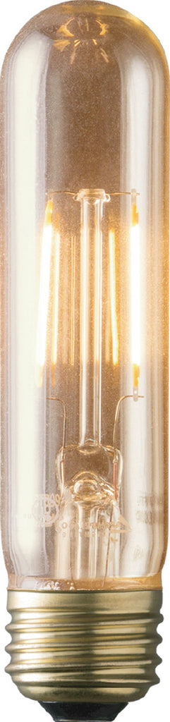 Archipelago Lighting LTTB6C20027CB-90 2w LED T6 Tubular Clear Nostalgic Vintage Bulb, Medium (E26) Base, 3.8"h x .8"w, 2700K, 200 lumens, 25,000hr life, 120 volt, Dimmable