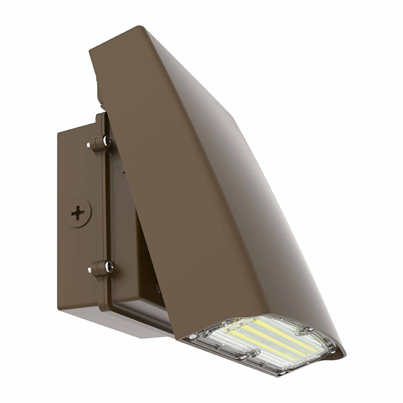 Westgate LWAX-MD-20-50W-MCTP-OPT-PC-B 50 Watt LED Low- Profile Wallpack, Wattage and Color Temperature Field Adjustable, with Photo Cell Button , Dark Bronze