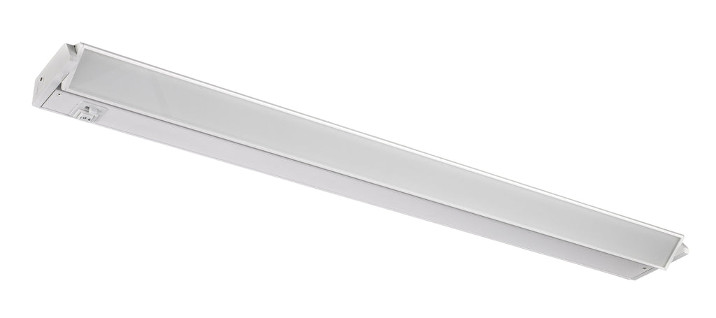 Westgate UCA-33-WHT LED Under Cabinet Lighting, 33" Adjustable Angle Multicolor Temperature, White, 16W-900Lm