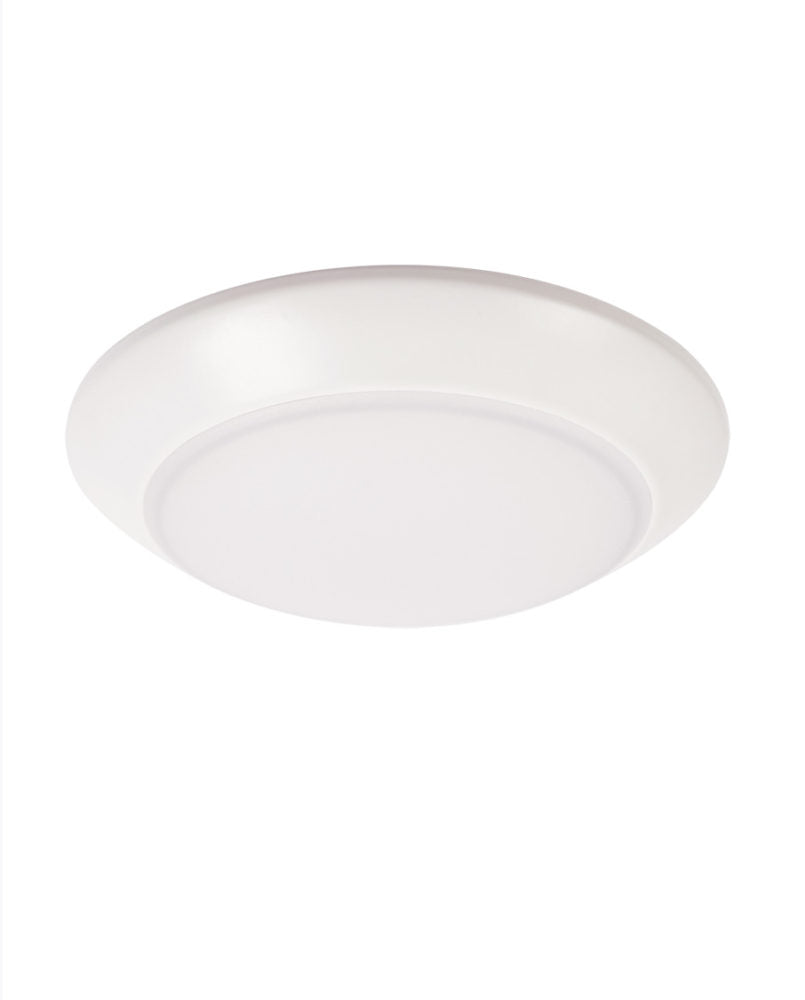 Cybertech Lighting LC20RT6-DISK/WW 15W LED 7" Surface Mount Disk Light, 3000K, 1000 lumens, 50,000hr life, 120 volt, White Finish, Dimmable