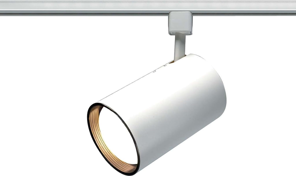 Satco TH202-WHT White Track Fixture with Flat-Back, for R30 Lamps, without lamp - Lighting Supply Guy