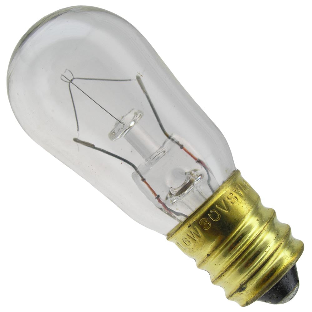 Import 6S6/18V 6 watt Clear Address Sign Lamp, 18 volt