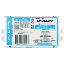 Advance ICF-2S26-H1-LDK 120-277 volt Programmed Start Ballast, operates (1 or 2) 26W CFL, CFM32W/GX24q, CFM42W/GX24q, CFQ26W/G24q and FT24W/2G11