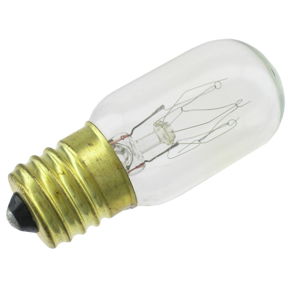 GE 11615 15T7N/120V 15w T7 Microwave/Appliance Bulb, 100 lumens, clear, 120 volt, Intermediate (E17) Base, Dimmable *Discontinued*