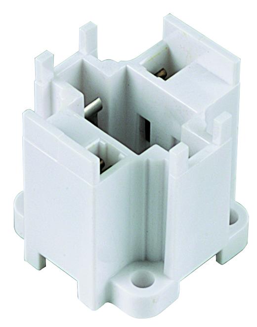 ADR D2727 Four Hole Vertical Mount Offset 2-Pin (G24d-1) base CFL Socket