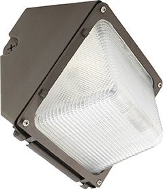 Westgate WML-HL-30W-40K 30 watt LED Small Non-Cutoff Wallpack Fixture to replace 100W-150W MH, 4000K, 3300 lumens, 70,000hr life, 120-277 volt, Dark Bronze Finish. *Discontinued*