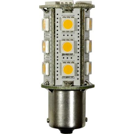 Dabmar DL-LED-BAY3.2  3.2 watt LED Retrofit Lamp, 0.86" x 2.10" tall, Single Contact Bayonet (BA15s) base, 6400K, 266 lumens, 50,000hr life, 12 volt