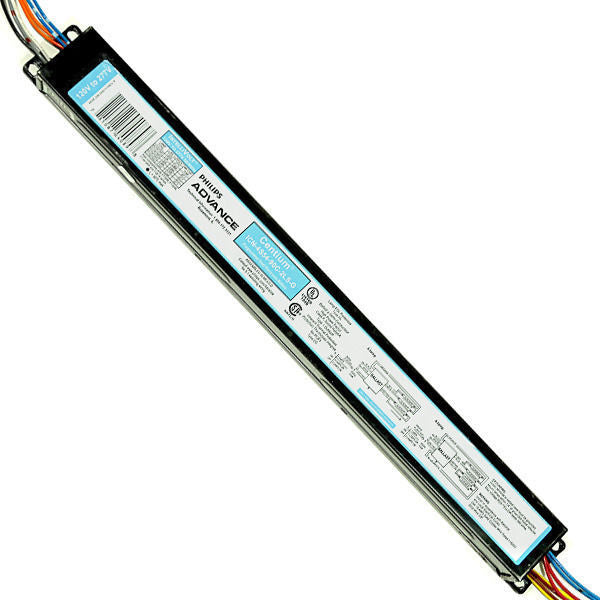 Advance ICN-4S54-90C-2LSG 120-277 volt Programmed Start Ballast, operates (1-4) F54T5/HO, 49W F54T5/HO/ES, F58T5, FT36W/2G11, FT50W/2G11, FT55W/G11