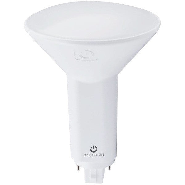 Green Creative 98390 8.5PLV/840/HYBM 8.5 watt PL LED Vertical Plug-and-Play Lamp to replace 26W CFL, 4-Pin (G24q/G24d) base, 4000K, 1020 lumens, 120-277 volt, Hybrid - Direct or Ballast Bypass