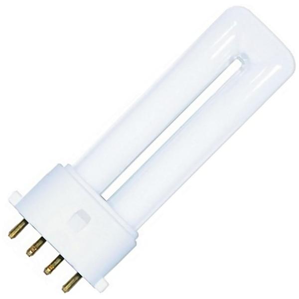 Satco S8361 CF5DS/E/841 5 watt Single-Tube Compact Fluorescent Lamp, 4-Pin (2G7) base, 4100K, 230 lumens, 15,000hr life