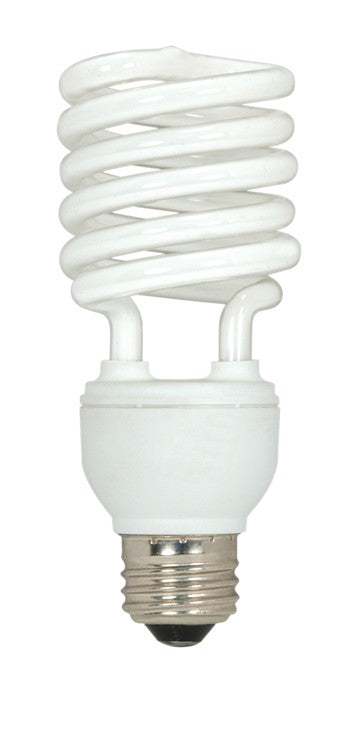 Satco S7231 26T2/27 26 watt T2 Self-Ballasted Mini Spiral Compact Fluorescent Lamp to replace 100W Inc., Medium (E26) base, 2700K, 1750 lumens, 10,000hr life, 120 volt