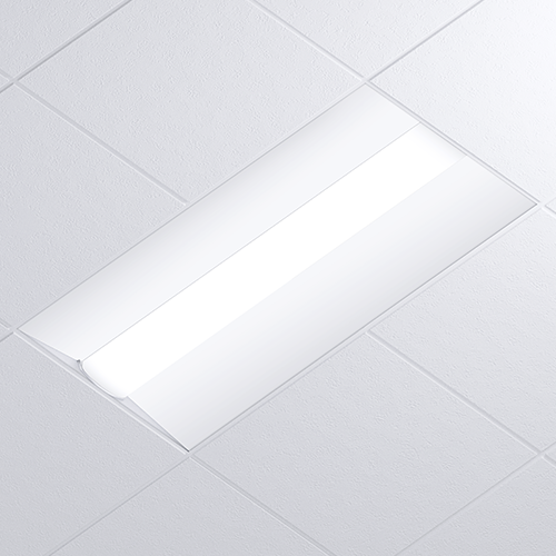 Elite 24-OEVHP-LED-3000L/4000L/5000L-DIM10-MVOLT-85-35K/40K/50K-85 2' x 4' 21/29/39w LED Architectural Shallow Plenum Recessed LED Troffer, Multi CCT 35/40/50K, 3000/4000/5000 lumens, 167,000hr life, 120-277 volt, White Finish, 0-10v Dimming