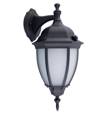 Sunpark 3-4081-05 18w Quad Decorative Cast Aluminum Wall Fixture, Black Finish, without lamp. *Discontinued*