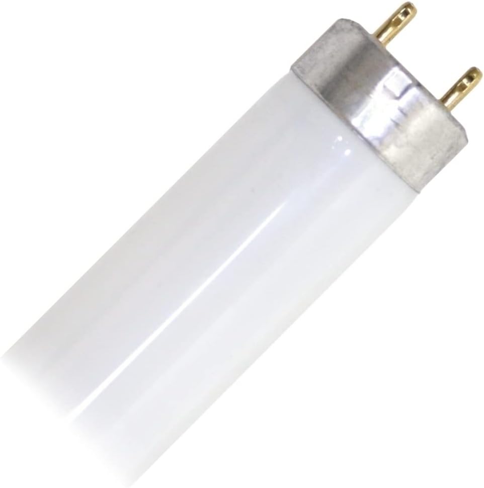 GE 45743 F17T8/SP35 17 watt T8 Linear Fluorescent Lamp, 24" length, Medium Bi-Pin (G13) base, 3500K, 1325 lumens, 30,000hr life