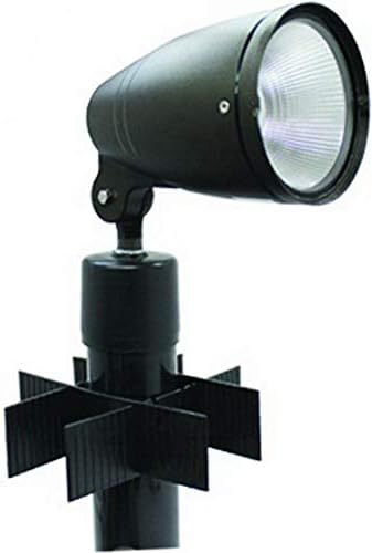 Westgate FLD-12CW  12 watt LED Bullet Spotlight Fixture, Knuckle Mount, 5000K, 850 lumens, 70,000hr life, 120-277 volt, Bronze. *Discontinued*