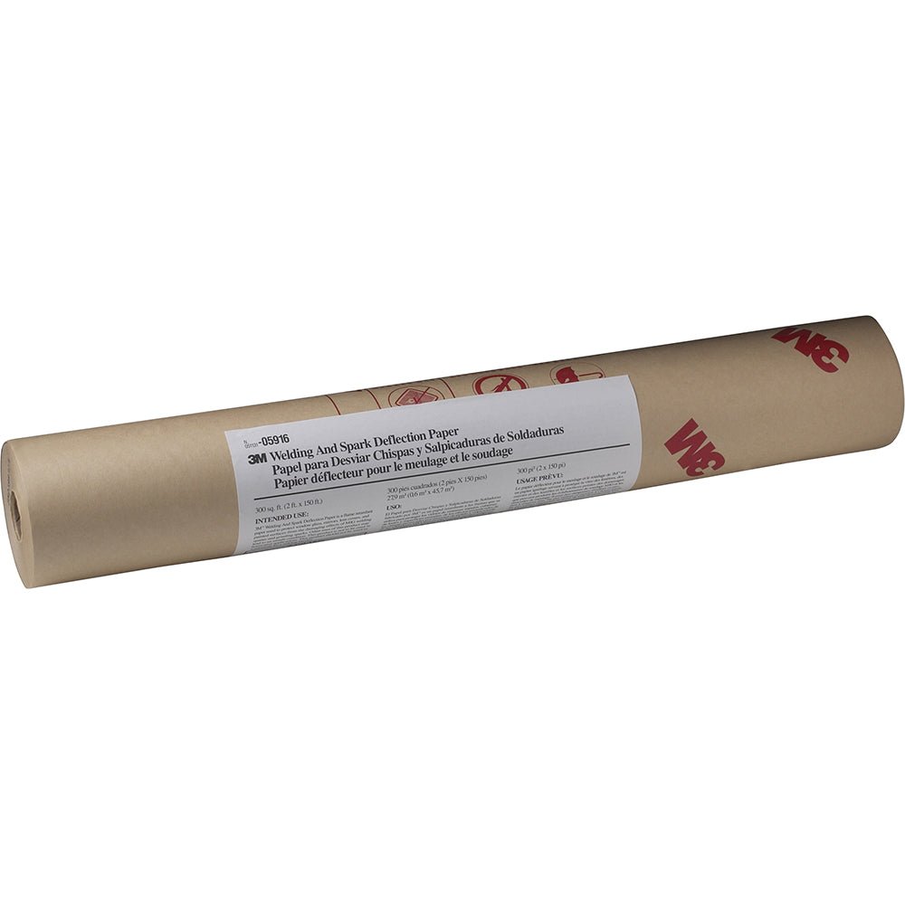 3M 7000045694 Soldering Accessories; Type: Welding & Spark Deflection Paper ; Application: Paint Preparation, Surface Protection, Weld Grinding, Weld Preparation, Welding ; Material: Paper ; Width (Inch): 24 ; UNSPSC Code: 23271714 - Lighting Supply Guy