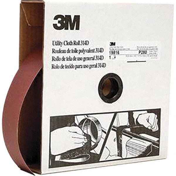 3M 7000118536 2" x 50 Yd 280 Grit Aluminum Oxide Shop Roll - Lighting Supply Guy