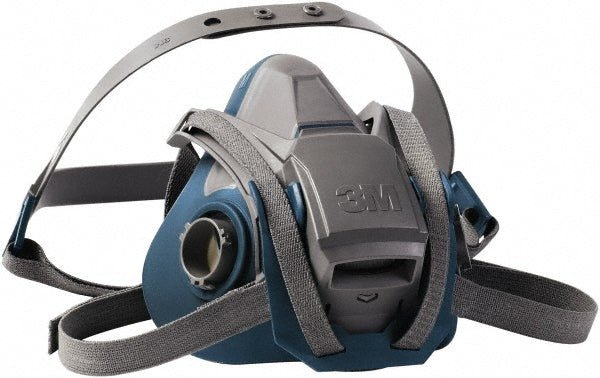 3M 7000128241 Half Facepiece Respirator: Silicone, Bayonet, Large - Lighting Supply Guy