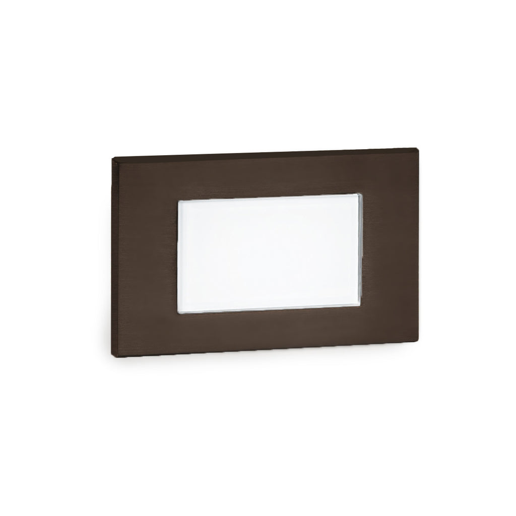 WAC 4071-30BZ 2 watt LED Low Voltage Step Light, 5" Width x 3" Height, 3000K, 28 lumens, 35,000hr life, Bronze Finish