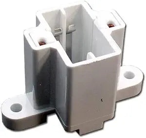 Edwin Gaynor 1181-13-2H Vertical Two Hole Mount 2-Pin (GX23/GX23-2) base 13W CFL Socket, cross to H&M LH0226 *Discontinued*