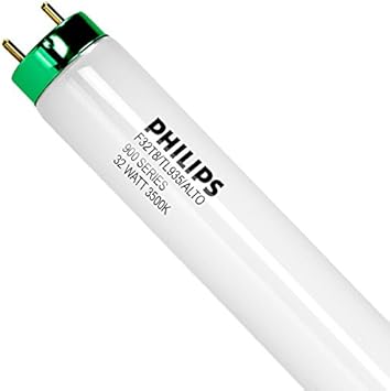 Philips 479600 F32T8/TL935/ALTO 32 watt T8 Linear Fluorescent Lamp, 48in. length, Medium Bi-Pin (G13) base, 3500K, 2625 lumens, 30,000hr life, MOL 48"