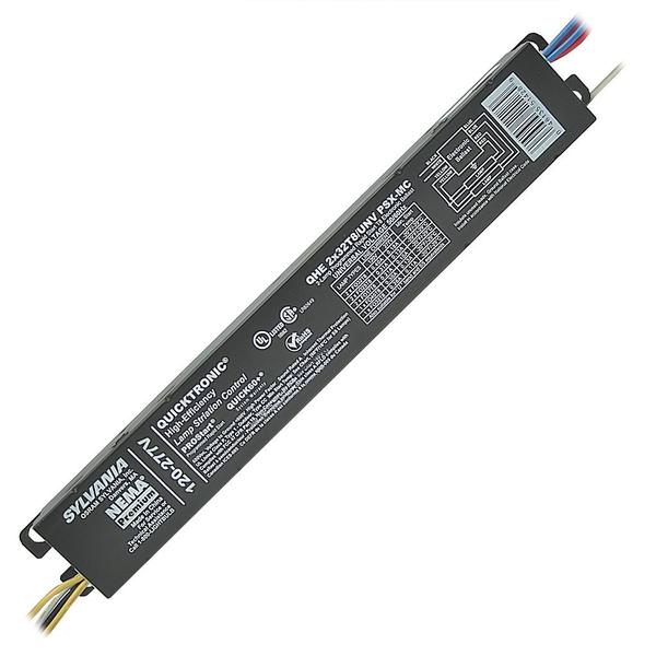 Sylvania 51428 QHE2X32T8/UNV/PSX/MC-B 120-277 volt Instant Start Ballast, operates (2) 32W T8