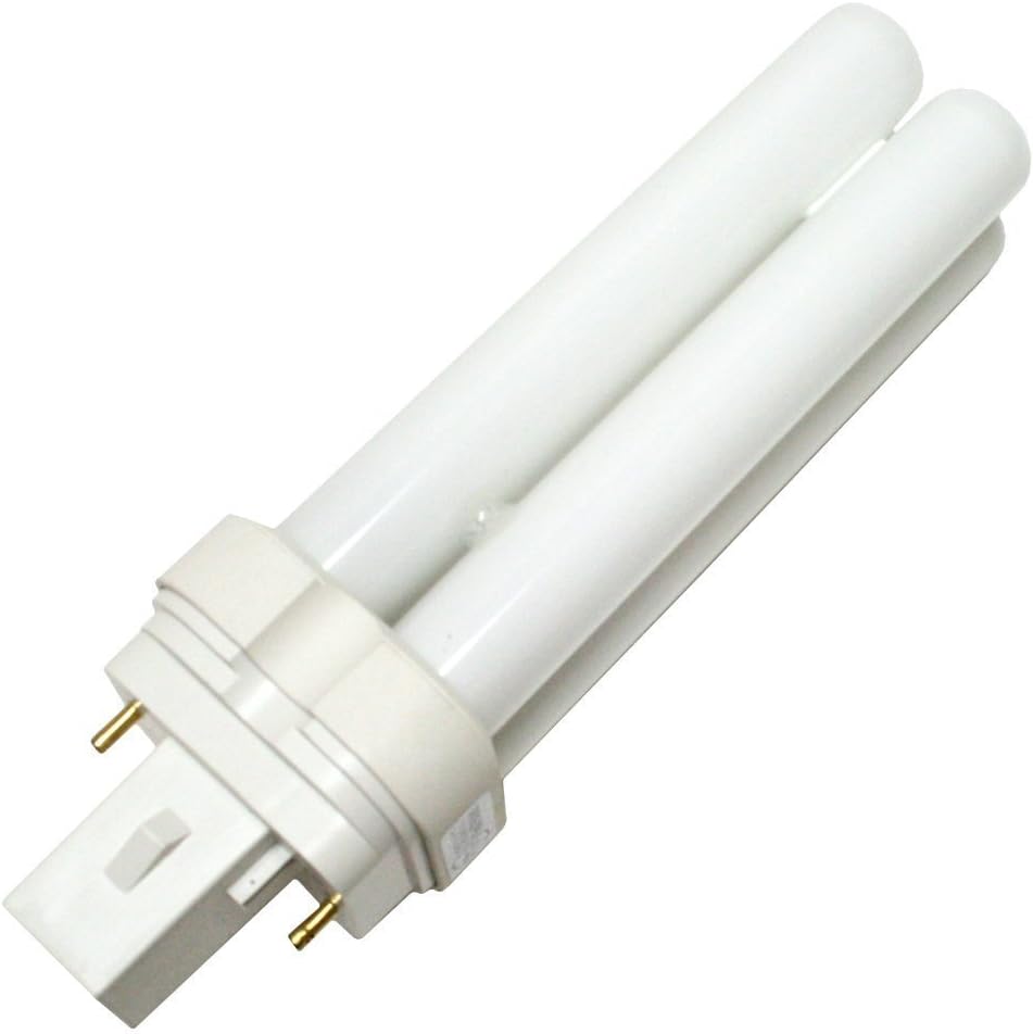 Philips 204784 PL-C15MM/22W/827 (CF22DD/827) 22 watt Double-Tube Compact Fluorescent Lamp, Offset 2-Pin (GX32d-2) base, 2700K, 1200 lumens, 10,000hr life, 120 volt. *Discontinued*