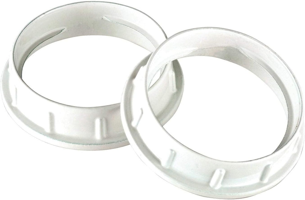 Westinghouse 70001 2in. Aluminum Threaded Socket Ring for Medium (E26) base socket, White Finish. Sold in 2 pack only.