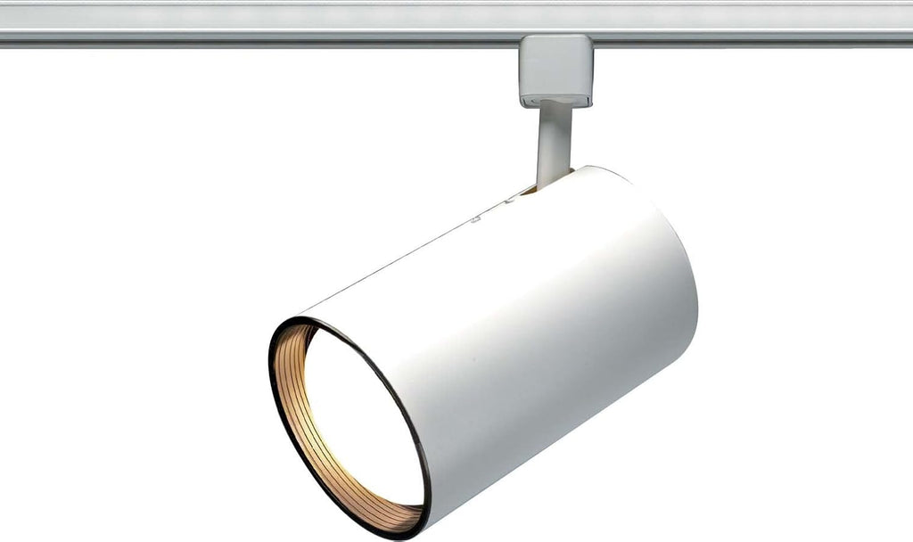 Satco / Nuvo TH202-WHT Flat-Back Track Head Fixture, w/out R30 lamp, White Finish