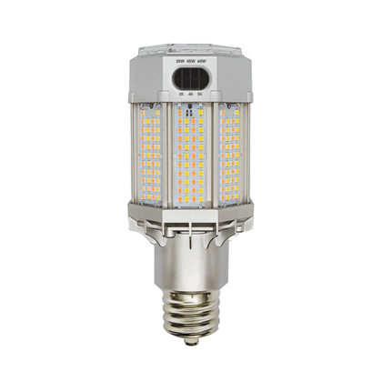 Light Efficient Design LED-8024E345-G7-FW 35/45/60w HID LED Post Top Retrofit Lamp to Replace 175/250/320w HID bulbs, Medium (E26) base, 30K/40K/50K Multi CCT, 8870 lumens, 50,000hr life, 120-277 volt, Ballast Bypass, Non-Dimming