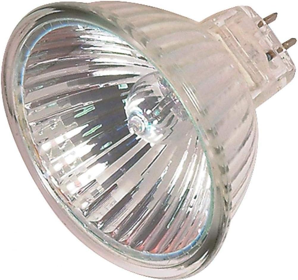 Sylvania 58531 Q20MR16/IR/SP10/C 20 watt MR16 Infrared Halogen Reflector Lamp, Bi-Pin (GU5.3) base, 10° beam angle, 5,000hr life, 12 volt