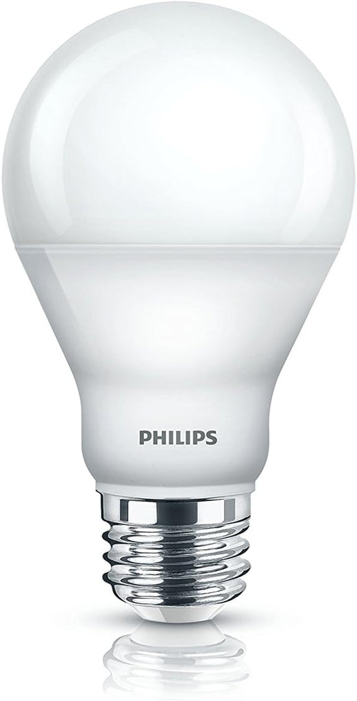 Philips 455881  9A19/LED/5000/DIM 9 watt A19 LED Household Lamp, Medium (E26) base, 5000K, 800 lumens, 25,000hr life, 120 volt. *Discontinued*