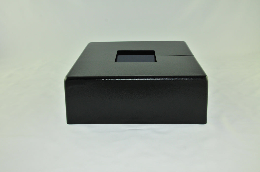 PBC ABS-10SBC4SBK 10in Square ABS Pole Base Cover, One-Piece Design, 4in Square Hole, 4-1/2in depth, Black Finish