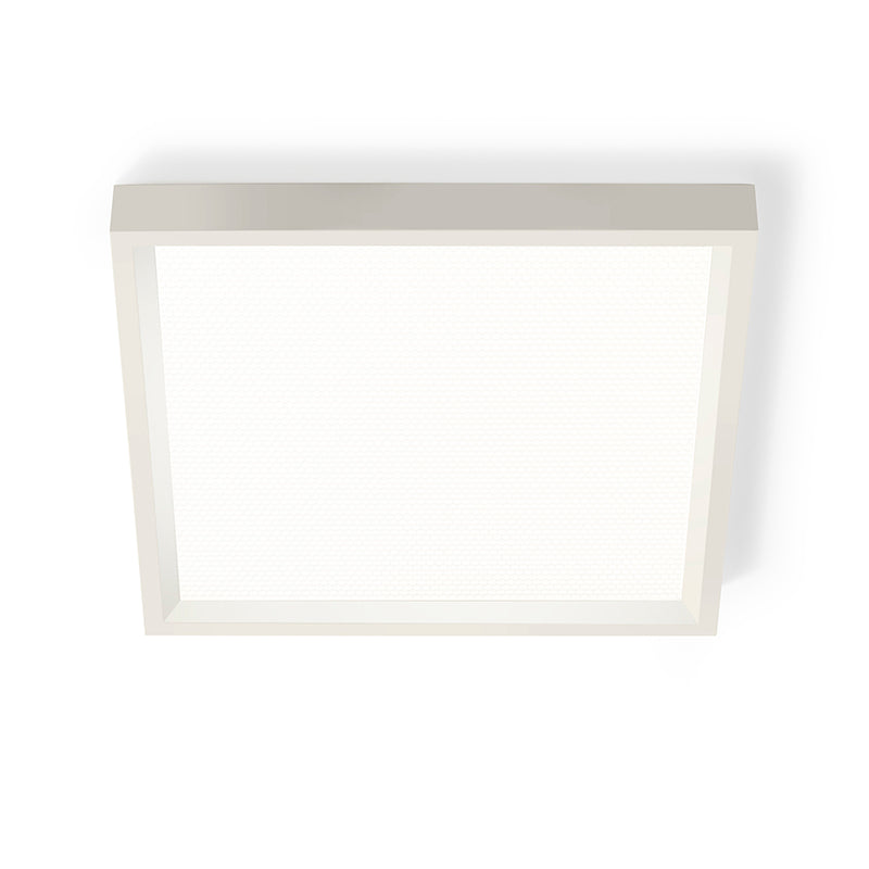 Lightolier S6S927K10 14 watt LED 6" Square Ceiling Light Fixture, 2700K, 1000 lumens, 50,000hr life, 120 Volt, TRIAC/ELV Dimming, White Finish